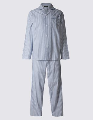 Pure Cotton Striped Pyjamas &#40;1-14 Years&#41;